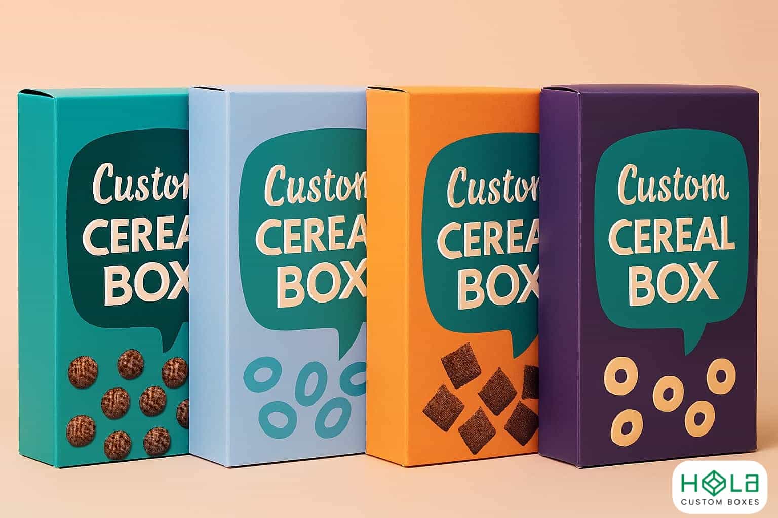 custom cereal boxes with logo